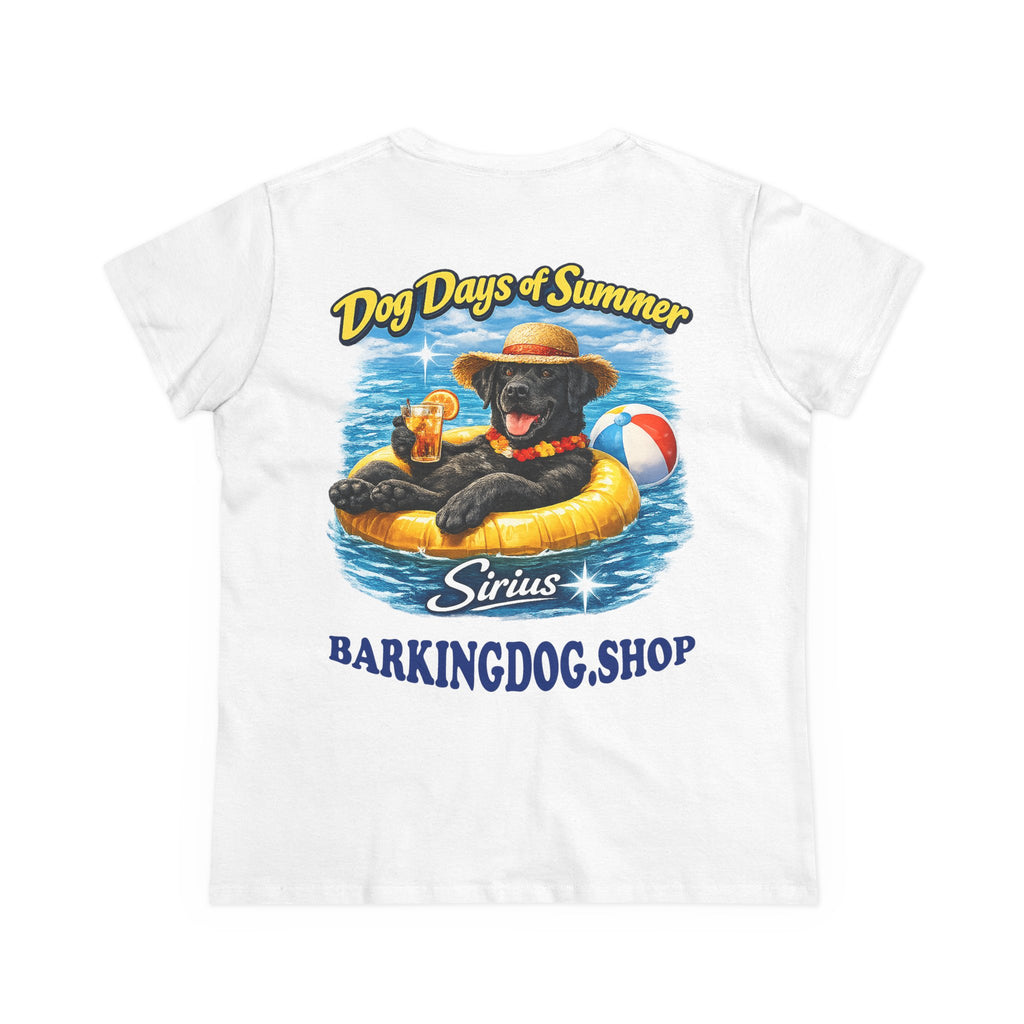 Black Labrador Dog Inner Tube T-Shirt Wag On™ Dog Days of Summer