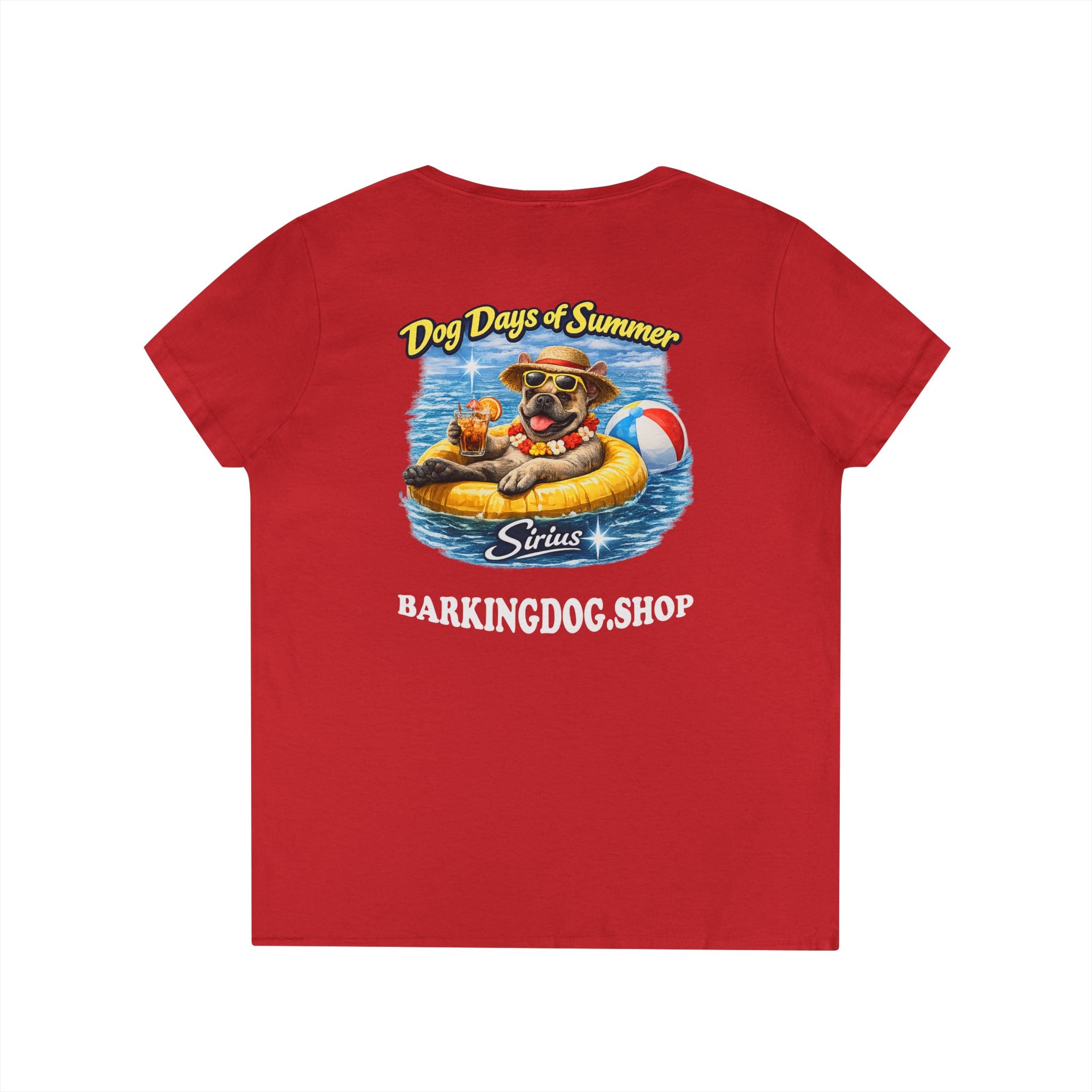 French Bull Dog Inner Tube T-Shirt Wag On™ Dog Days of Summer