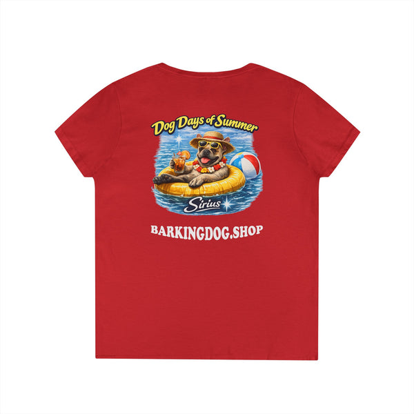 French Bull Dog Inner Tube T-Shirt Wag On™ Dog Days of Summer