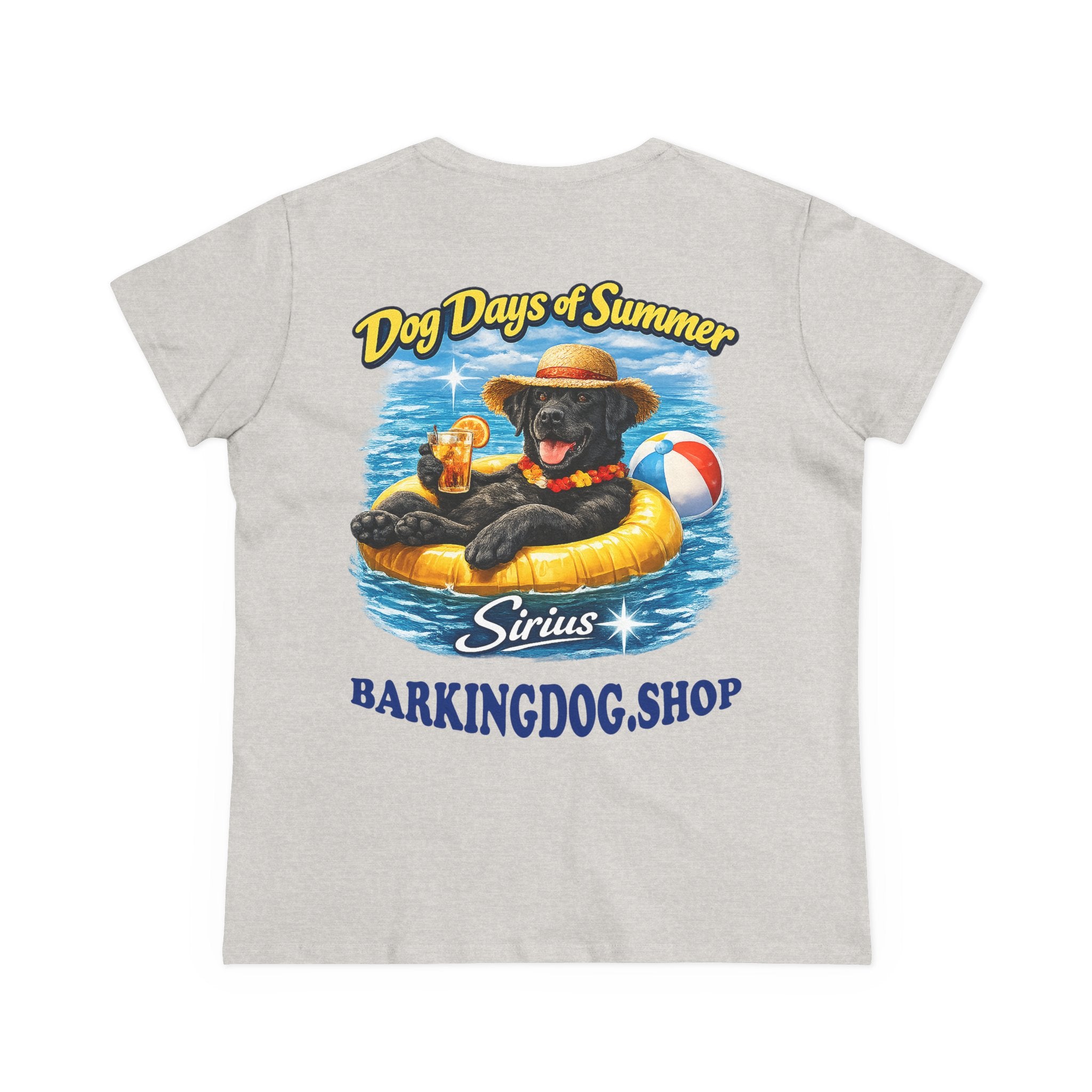 Black Labrador Dog Inner Tube T-Shirt Wag On™ Dog Days of Summer