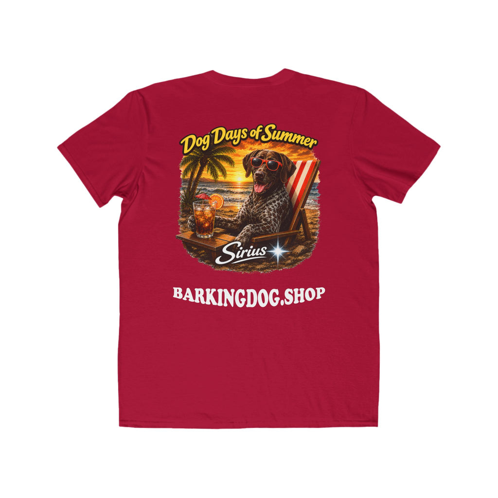 German Shorthair Pointer Beach Chair T-Shirt Wag On™ Dog Days of Summer
