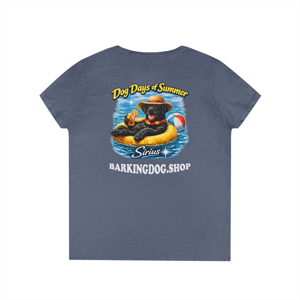 Black Labrador Dog Inner Tube T-Shirt Wag On™ Dog Days of Summer