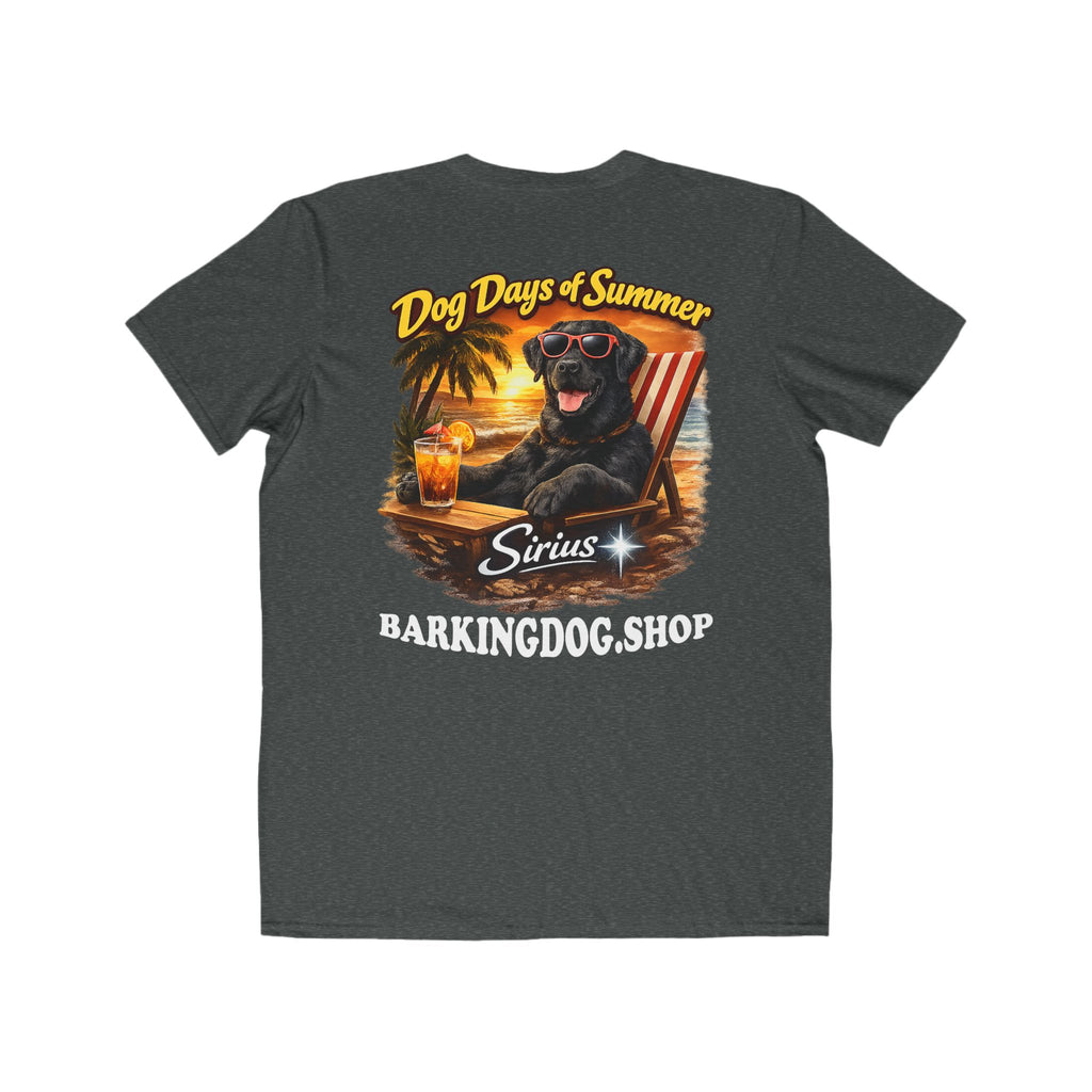 Black Labrador Beach Chair T-Shirt Wag On™ Dog Days of Summer