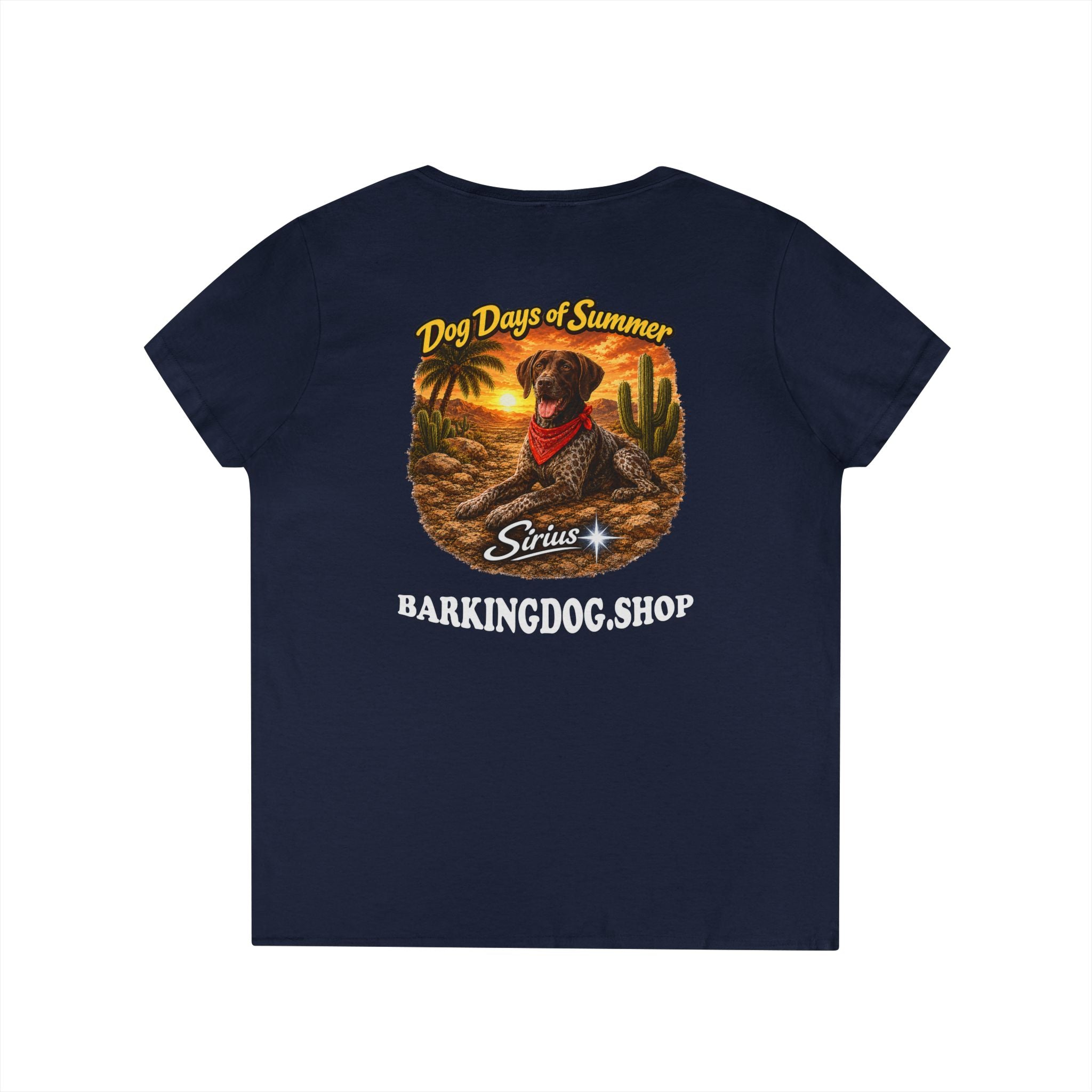 German Shorthair Pointer Cactus T-Shirt Wag On™ Dog Days of Summer