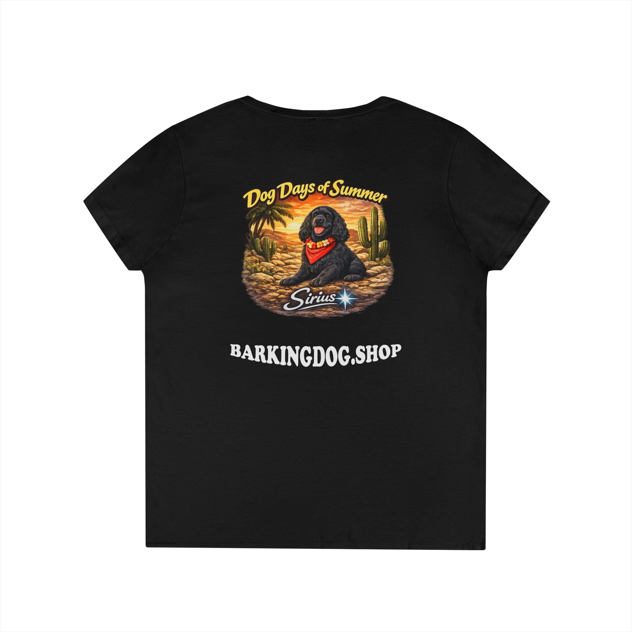 Cocker Spaniel Dog Cactus T-Shirt Wag On™ Dog Days of Summer