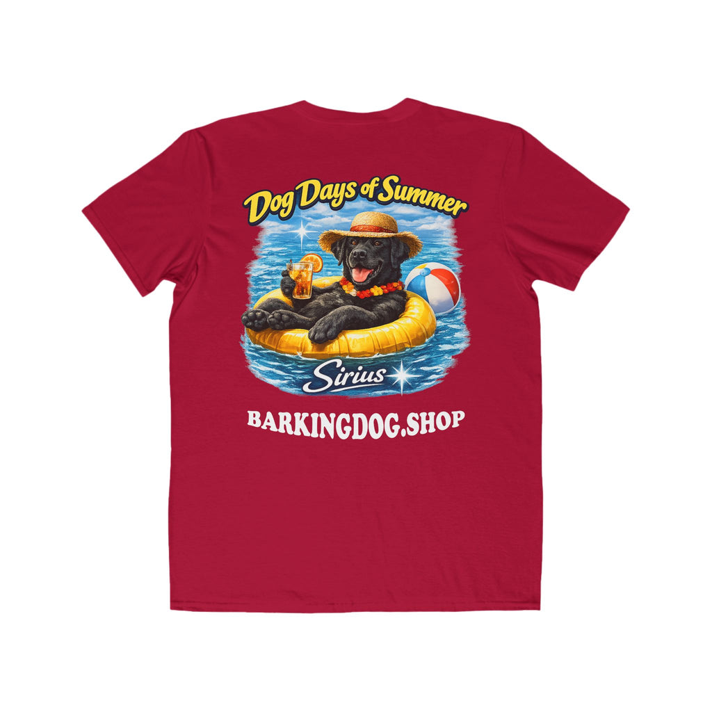 Black Labrador Inner Tube T-Shirt Wag On™ Dog Days of Summer