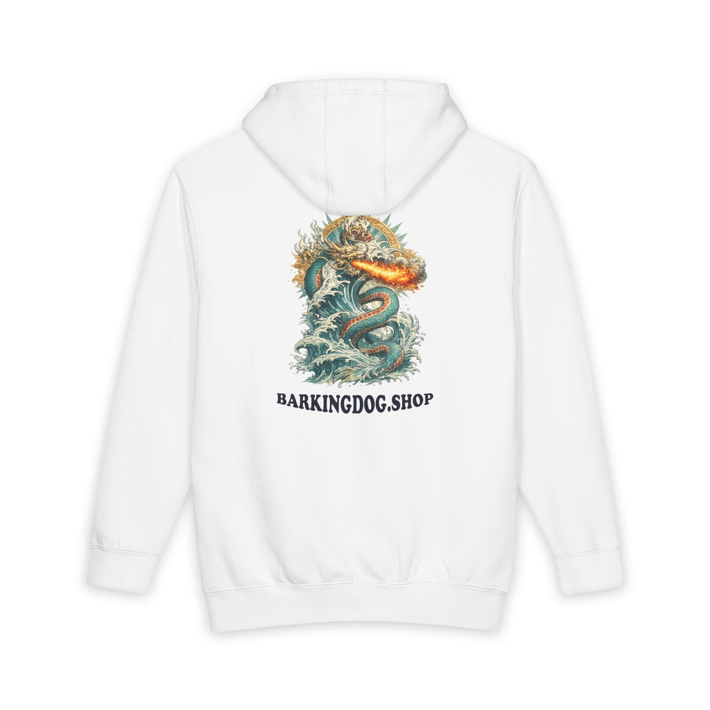 Water Dragon Chinese Zodiac Hoodie Mythical Dragon Graphic Heavyweight Sweatshirt Wag On BarkingDog Shop