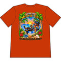 Rottweiler Beach Life Canine T Shirt Beach Collection Living the Beach Life Tropical Graphic Tee Wag On BarkingDog Shop