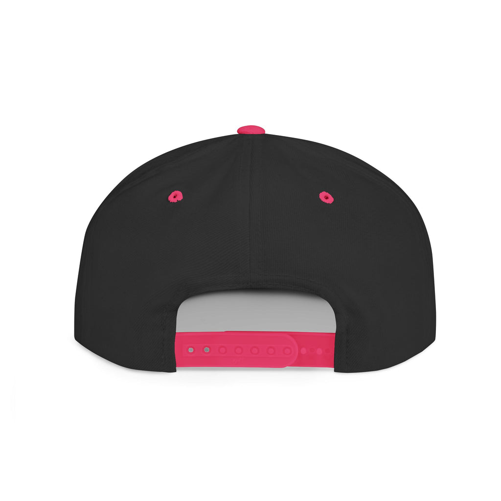 Copy of Wag On Snapback Hat — Embroidered Howling Dog Flat Bill Cap