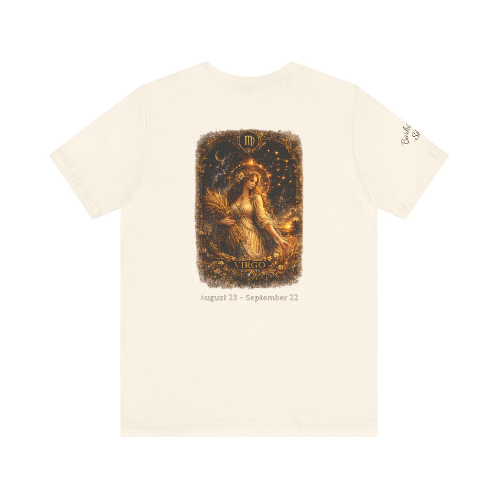 Virgo Zodiac Tee — Illustrated Virgo Goddess Astrology T-Shirt