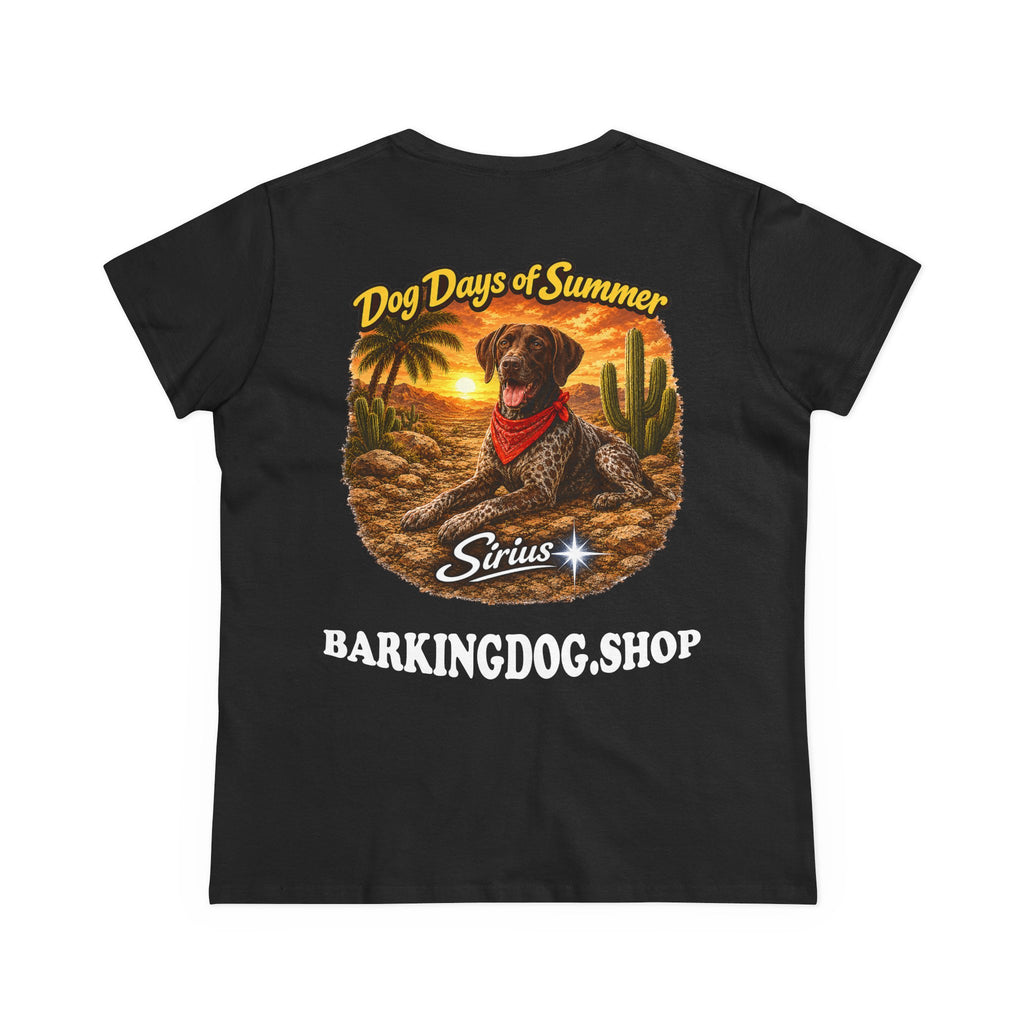 German Shorthair Pointer Dog Cactus T-Shirt Wag On™ Dog Days of Summer