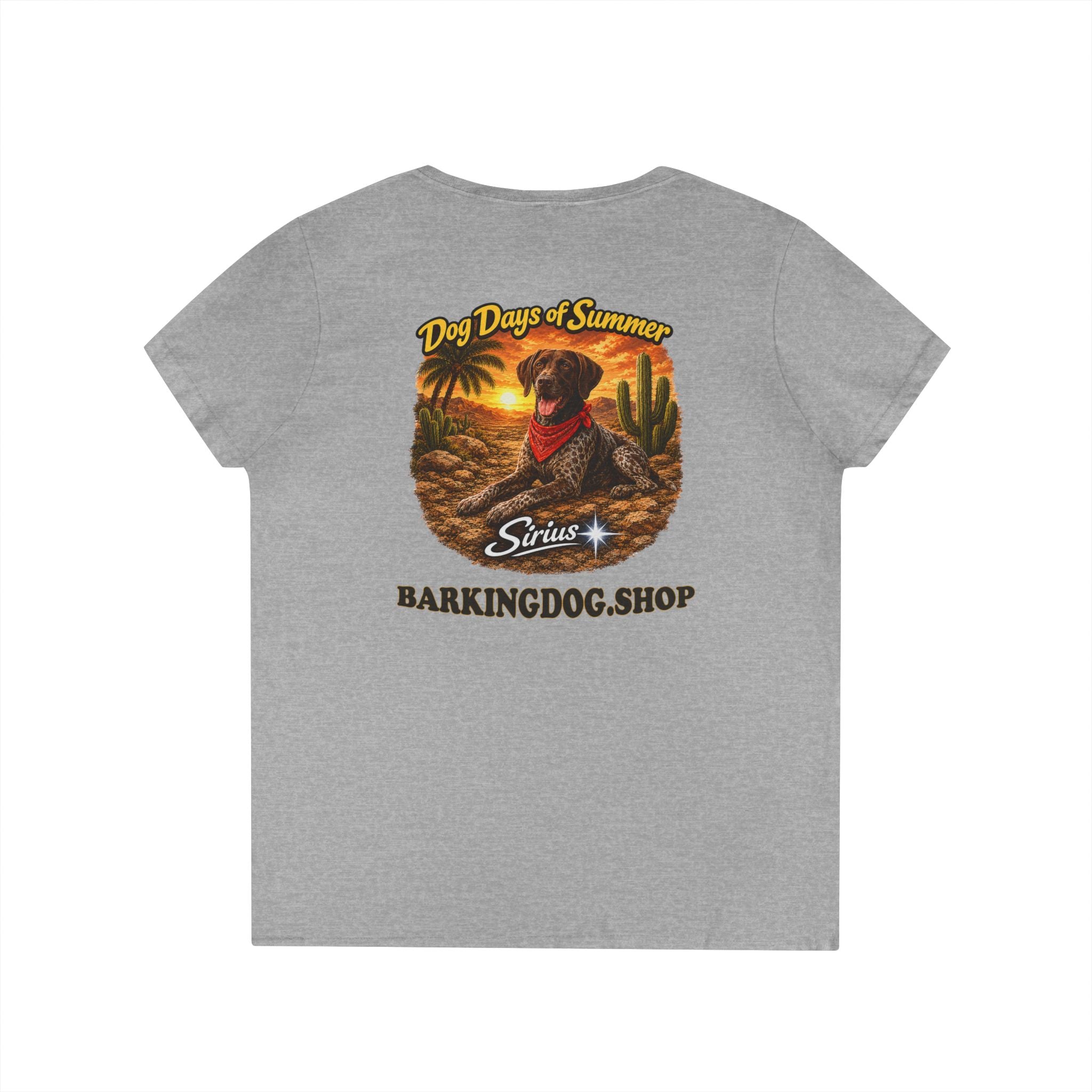 German Shorthair Pointer Cactus T-Shirt Wag On™ Dog Days of Summer