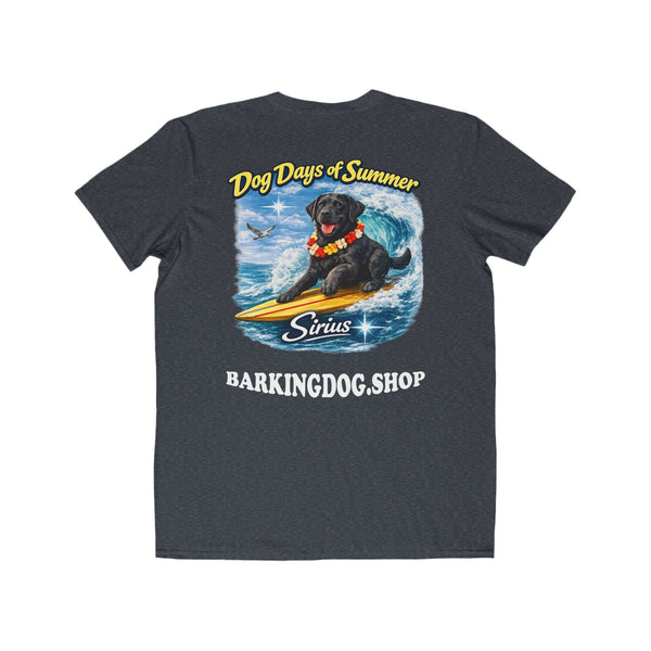 Black Labrador Surfboard T-Shirt Wag On™ Dog Days of Summer
