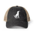 Women's Embroidered Wag On Washed Mesh-Back Cap