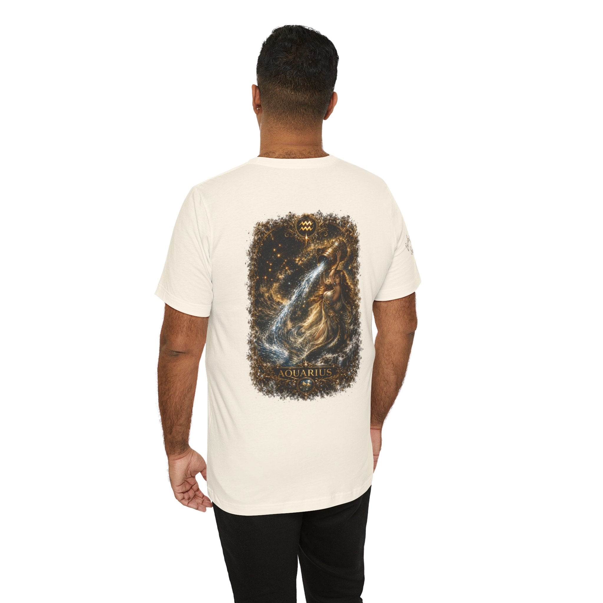 Aquarius Zodiac Tee — Constellation Water Bearer Graphic T-Shirt
