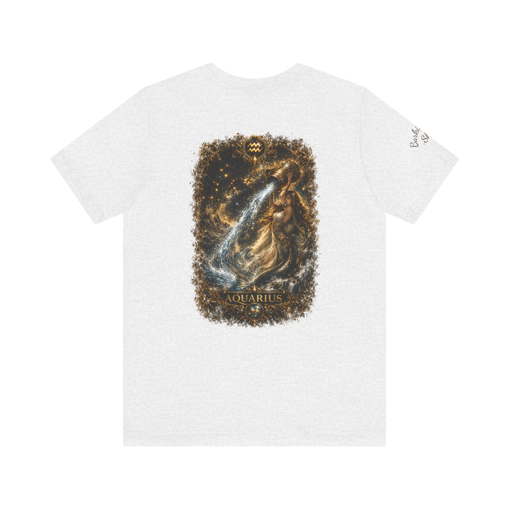 Aquarius Zodiac Tee — Constellation Water Bearer Graphic T-Shirt