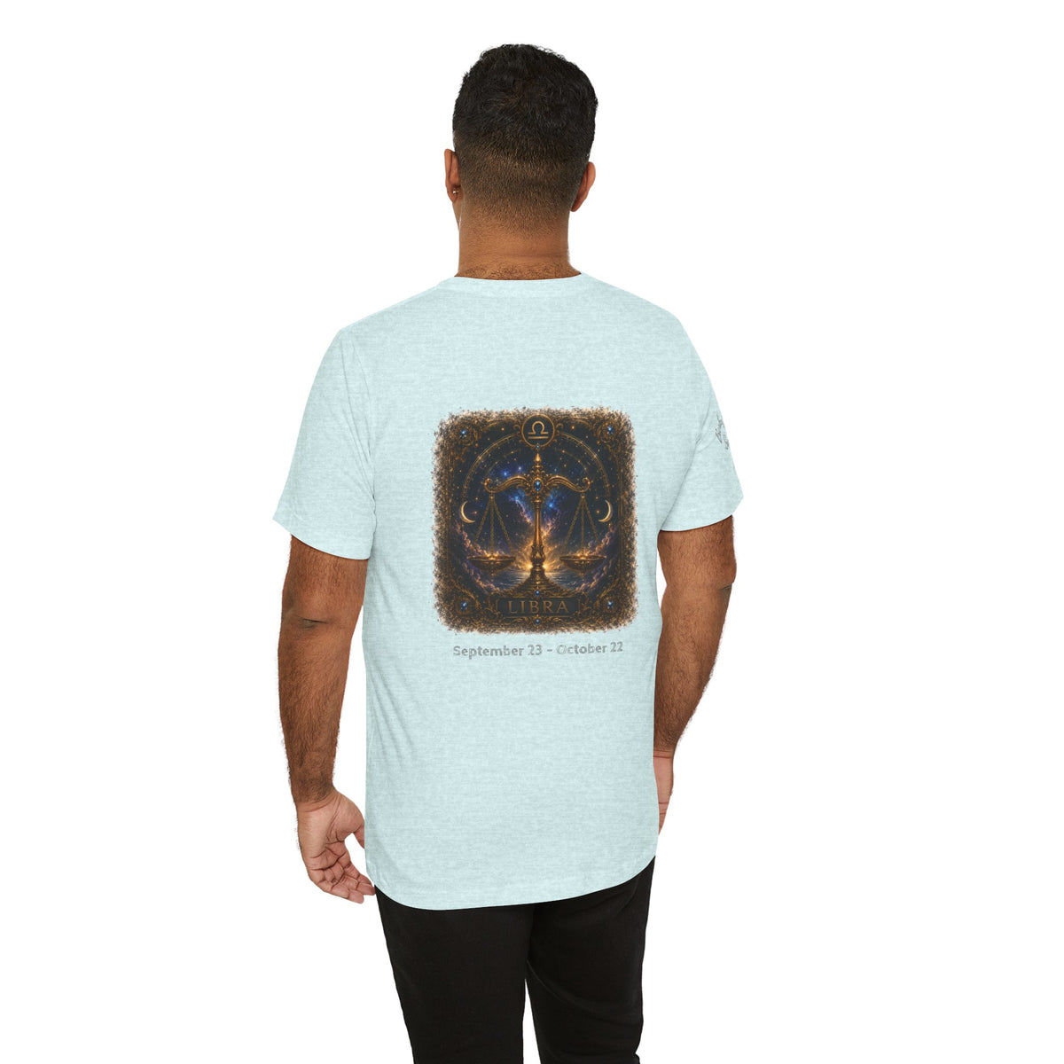 Libra Zodiac T-Shirt — Astrological Scales Graphic Tee