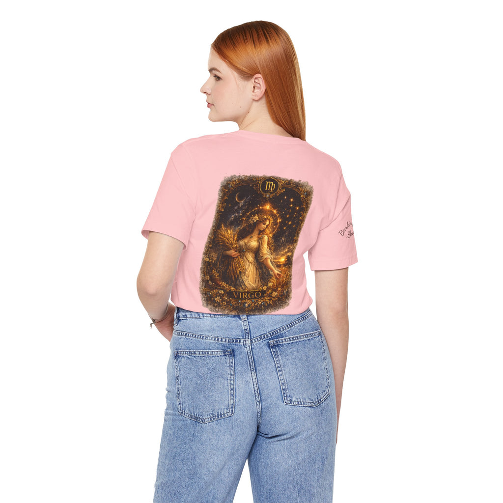 Virgo Zodiac Tee — Illustrated Virgo Goddess Astrology T-Shirt