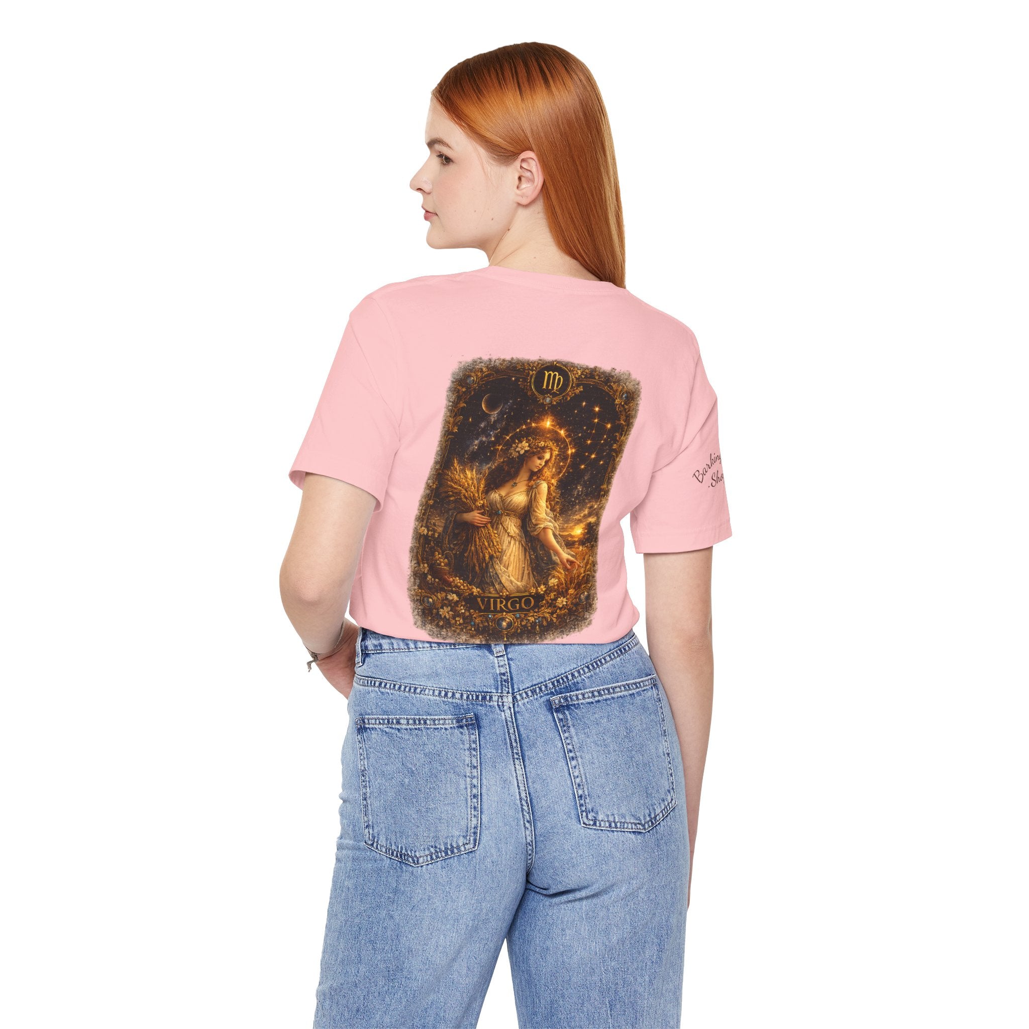 Virgo Zodiac Tee — Illustrated Virgo Goddess Astrology T-Shirt