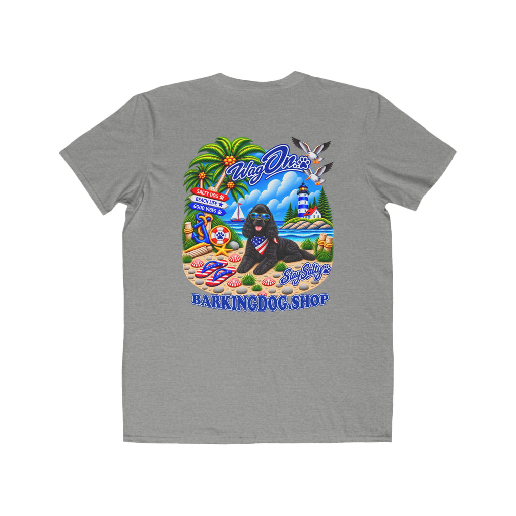Cocker Spaniel Stay Salty T Shirt Beach Collection Salty Pup Beach Life Graphic Tee Wag On BarkingDog Shop