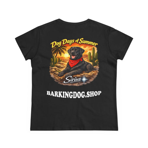 Black Labrador Dog Cactus T-Shirt Wag On™ Dog Days of Summer