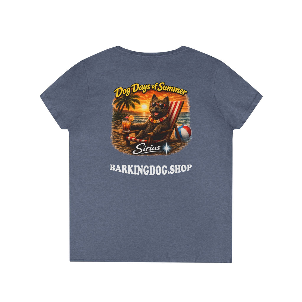 Cairn Terrier Dog Beach Chair T-Shirt Wag On™ Dog Days of Summer