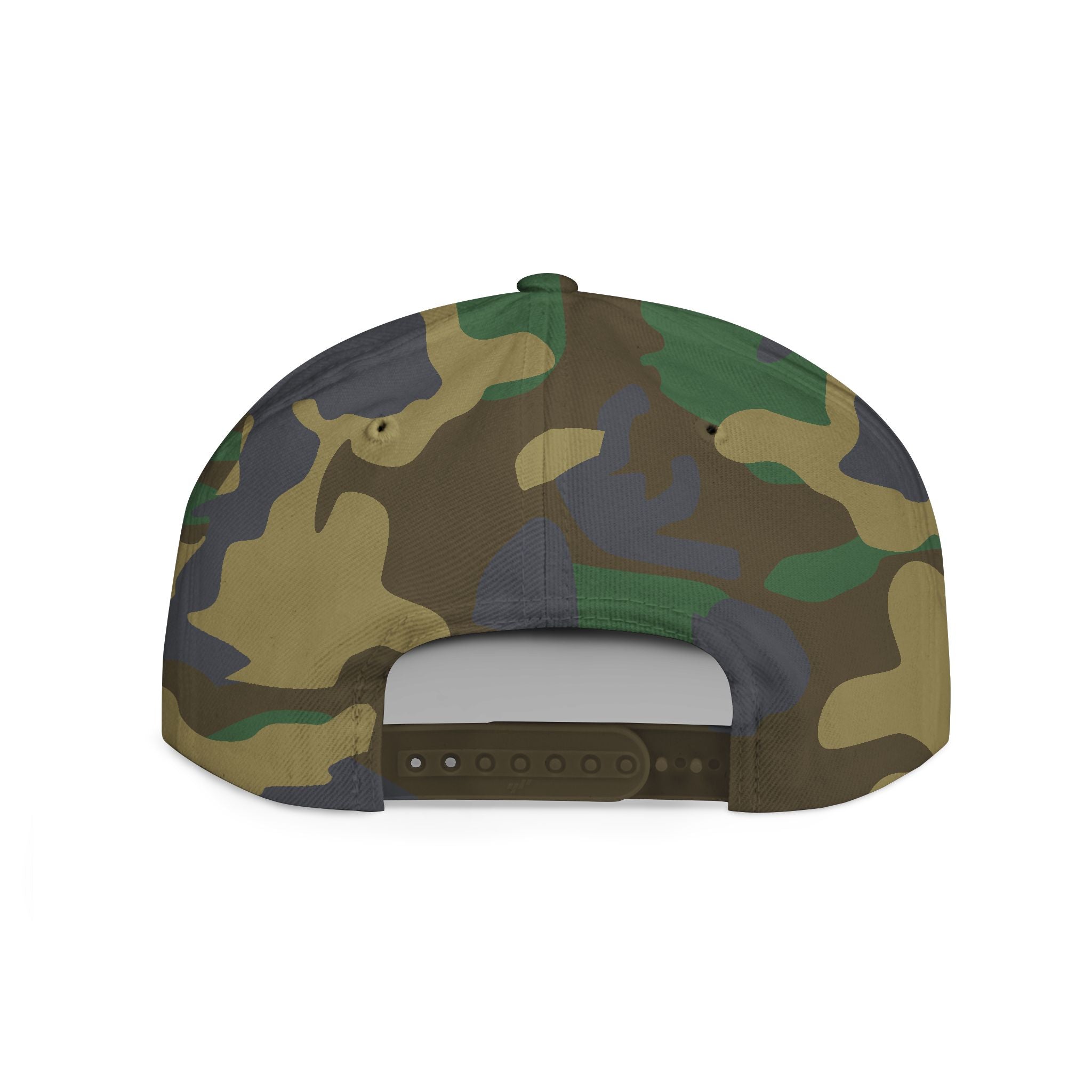 Copy of Wag On Snapback Hat — Embroidered Howling Dog Flat Bill Cap