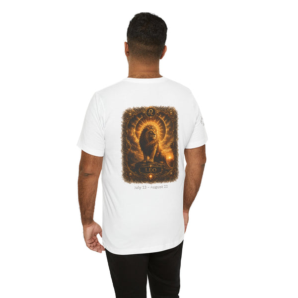 Leo Zodiac T Shirt Horoscope Collection Lion Graphic Tee Wag On BarkingDog Shop