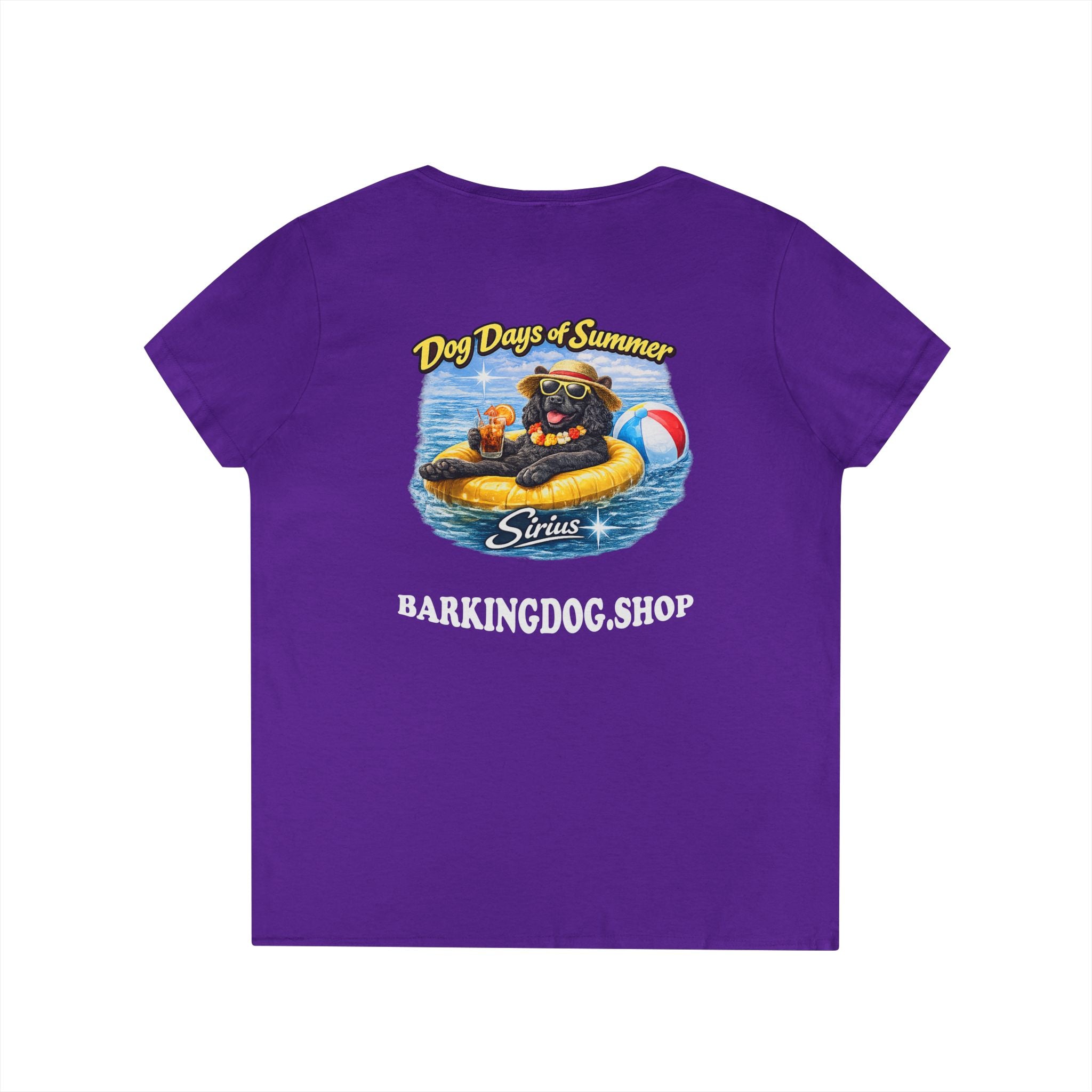 Cocker Spaniel Dog Inner Tube T-Shirt Wag On™ Dog Days of Summer