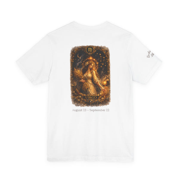 Virgo Zodiac Tee — Illustrated Virgo Goddess Astrology T-Shirt