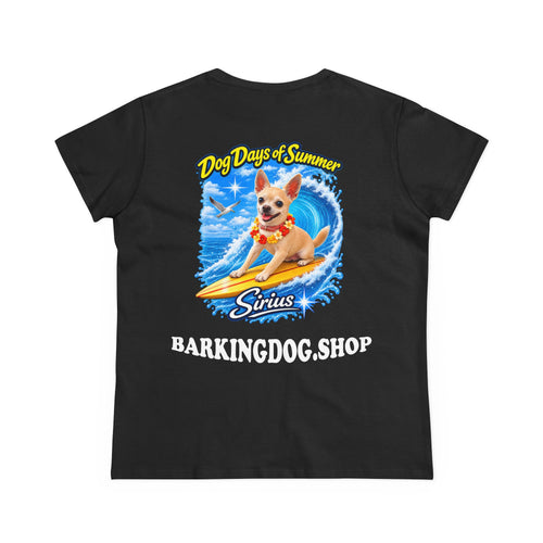 Chihuahua Surfboard T Shirt Dog Days Of Summer Beach Dog Lover Graphic Tee Wag On BarkingDog Shop