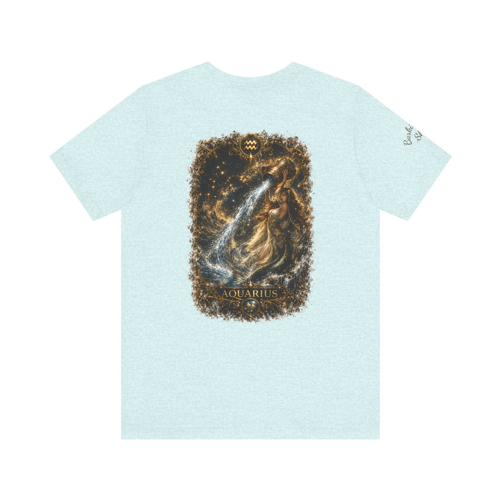 Aquarius Zodiac Tee — Constellation Water Bearer Graphic T-Shirt