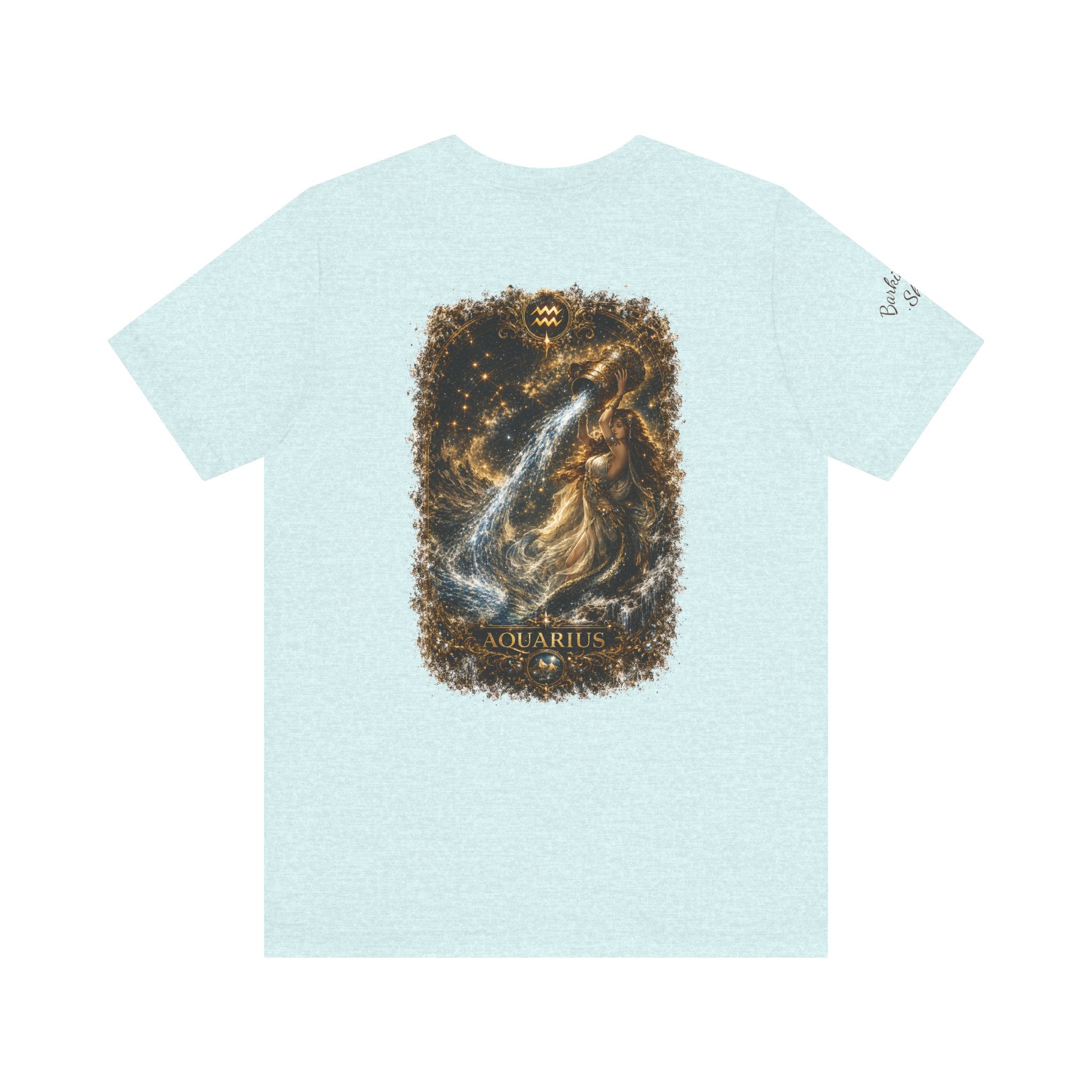 Aquarius Zodiac Tee — Constellation Water Bearer Graphic T-Shirt