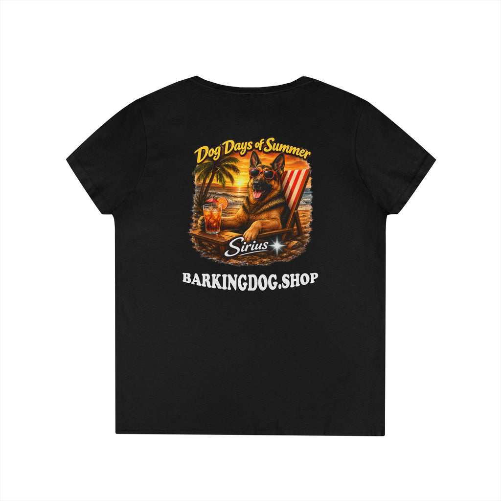 German Shepherd Dog Beach Chair T-Shirt Wag On™ Dog Days of Summer