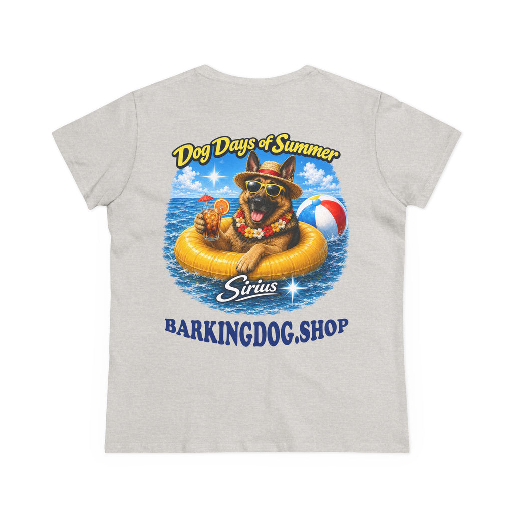 German Shepherd Dog Inner Tube T-Shirt Wag On™ Dog Days of Summer