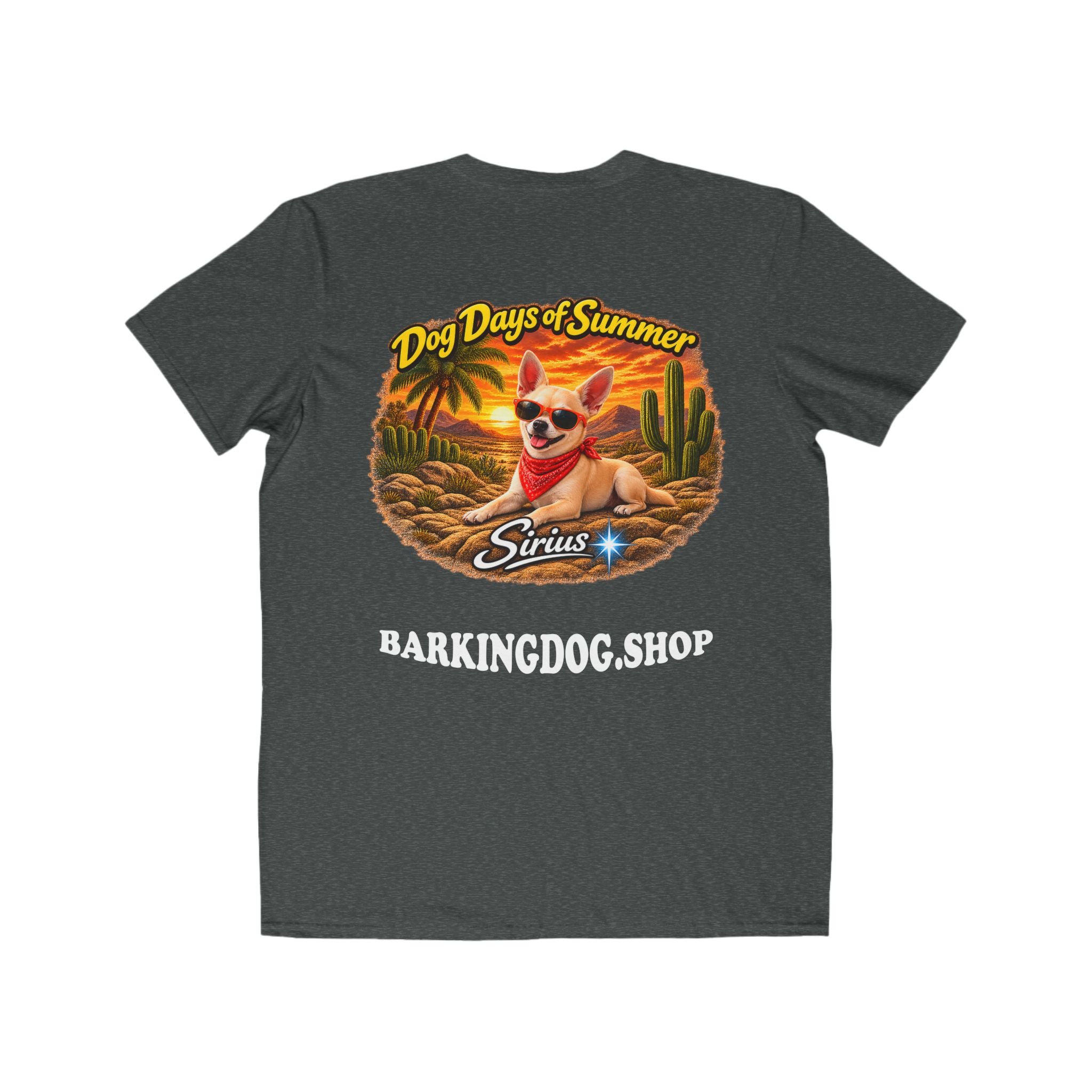 Chihuahua Cactus T Shirt Dog Days Of Summer Beach Dog Lover Graphic Tee Wag On BarkingDog Shop