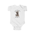 Copy of Australian Shepherd Puppy Infant Bodysuit Babies and Puppies Collection Wag On Baby Onesie BarkingDog Shop