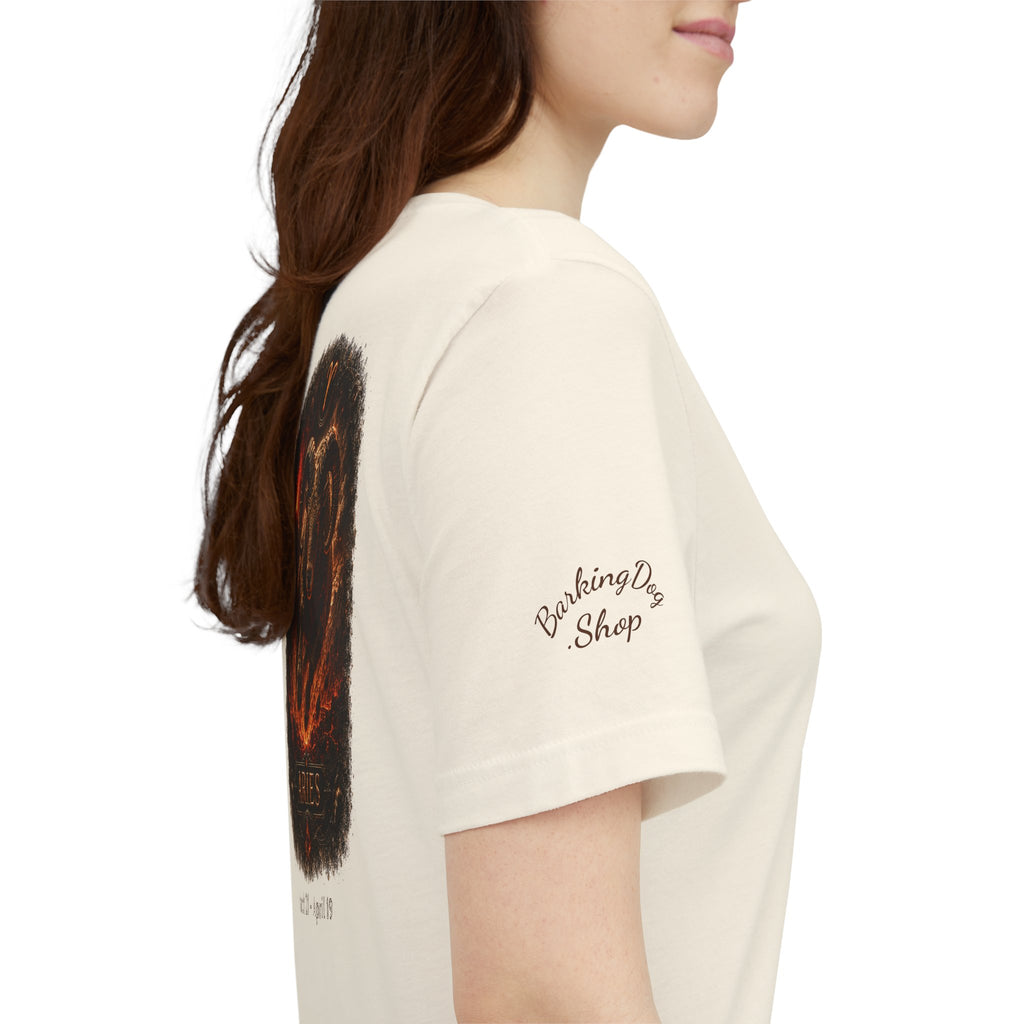Aries Fire Ram Zodiac T‑Shirt — Bold Astrological Graphic Tee