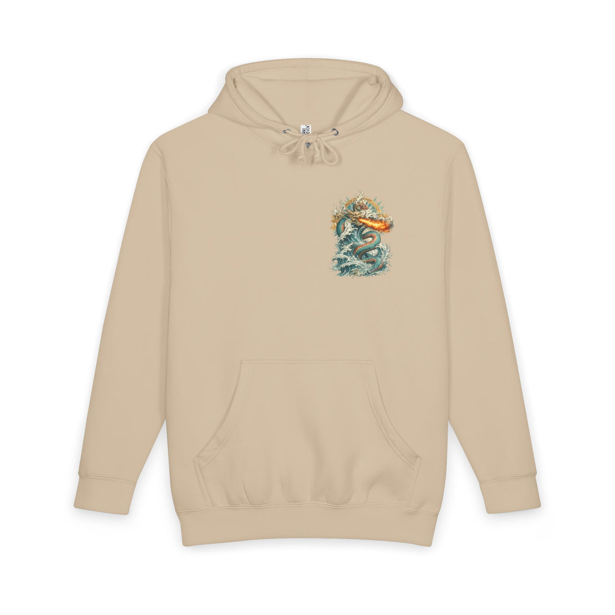 Water Dragon Chinese Zodiac Hoodie Mythical Dragon Graphic Heavyweight Sweatshirt Wag On BarkingDog Shop