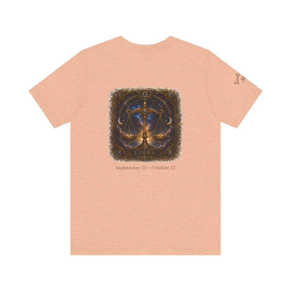 Libra Zodiac T-Shirt — Astrological Scales Graphic Tee