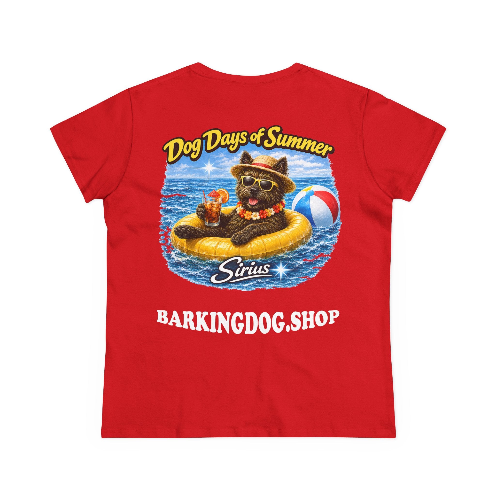 Cairn Terrier Dog Inner Tube T-Shirt Wag On™ Dog Days of Summer
