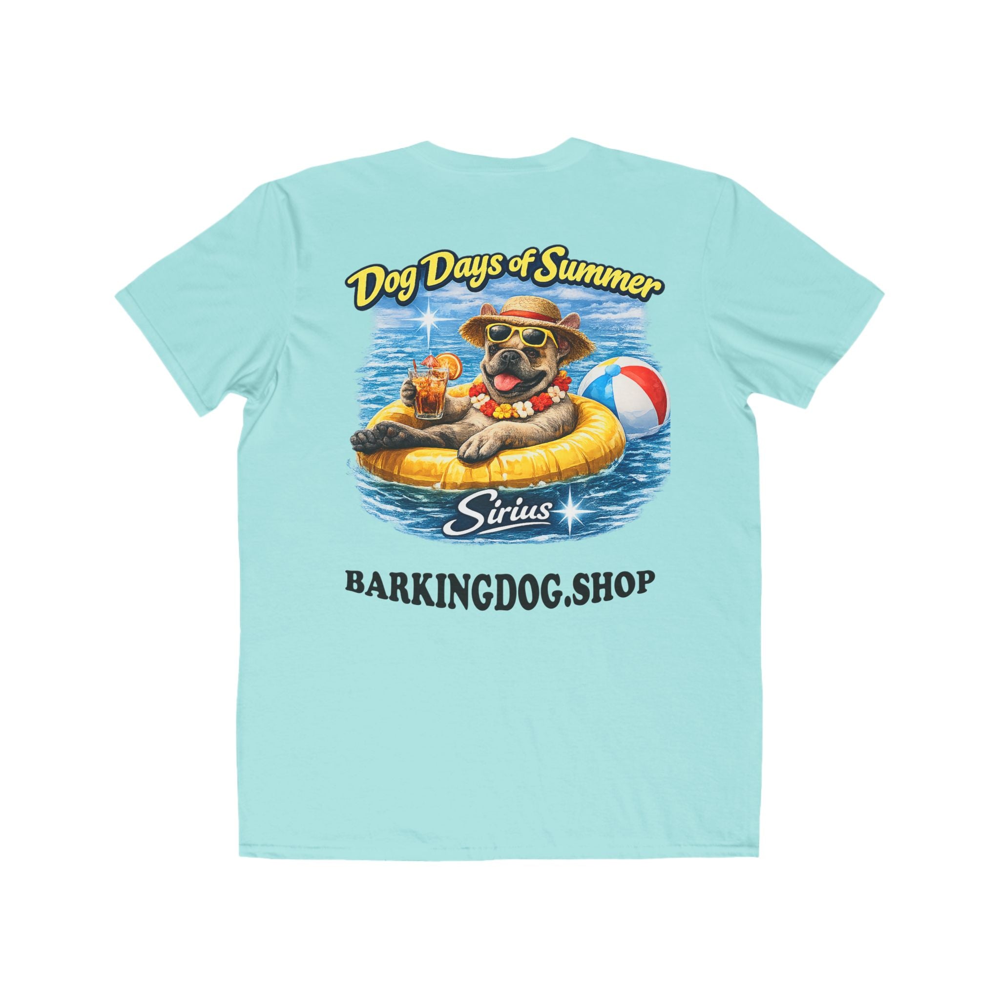 French Bulldog Inner Tube T-Shirt Wag On™ Dog Days of Summer