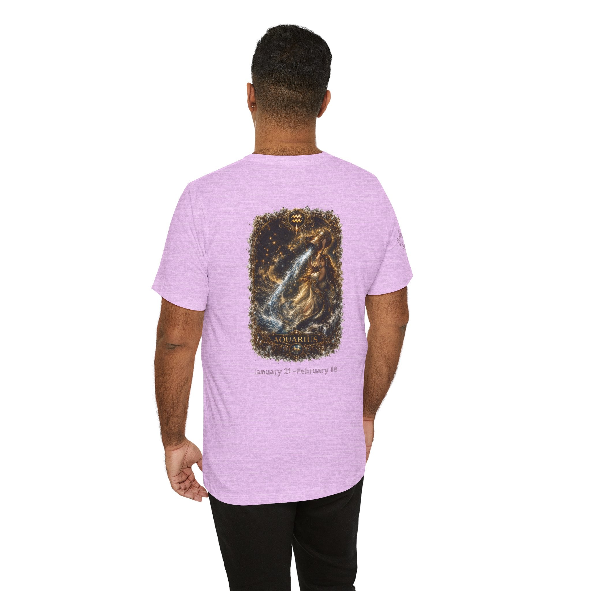 Aquarius Zodiac Tee — Constellation Water Bearer Graphic T-Shirt