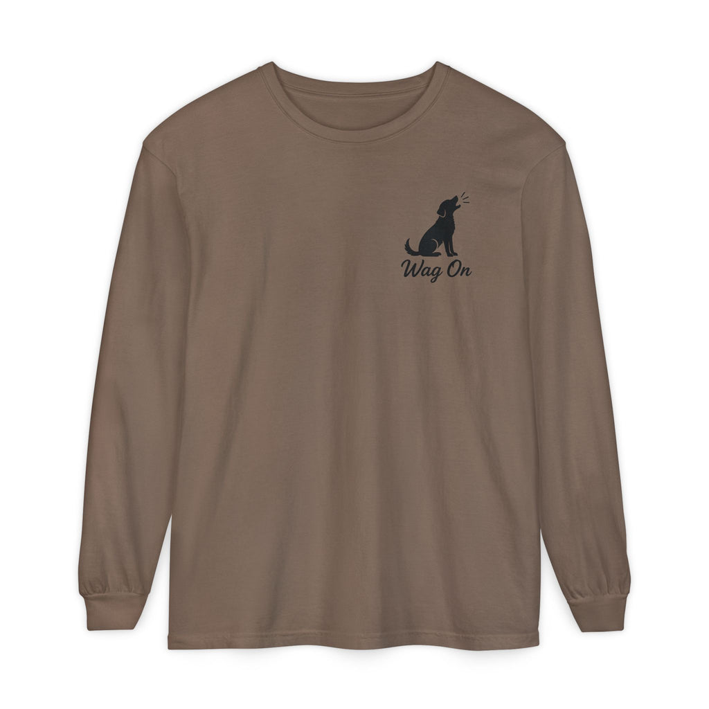 Freedom 250 Grand Prix Long Sleeve T-Shirt — "Wag On" Dog Rally Race Tee