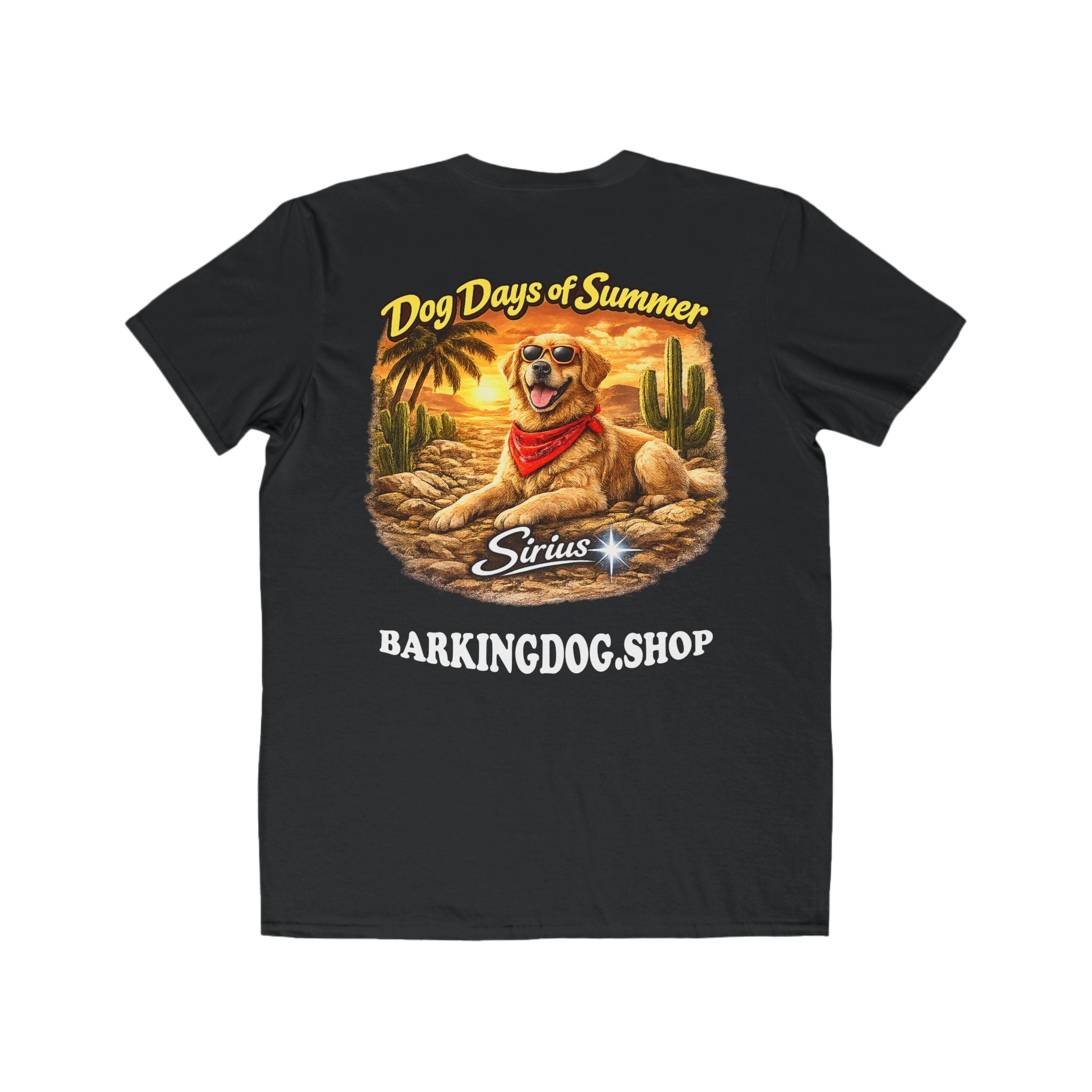 Golden Retriever Cactus T-Shirt Wag On™ Dog Days of Summer