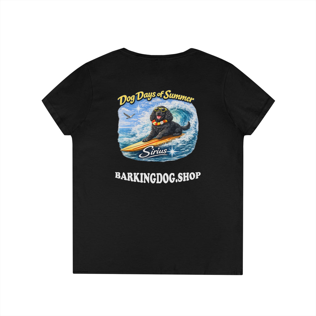 Cocker Spaniel Dog Surfboard T-Shirt Wag On™ Dog Days of Summer