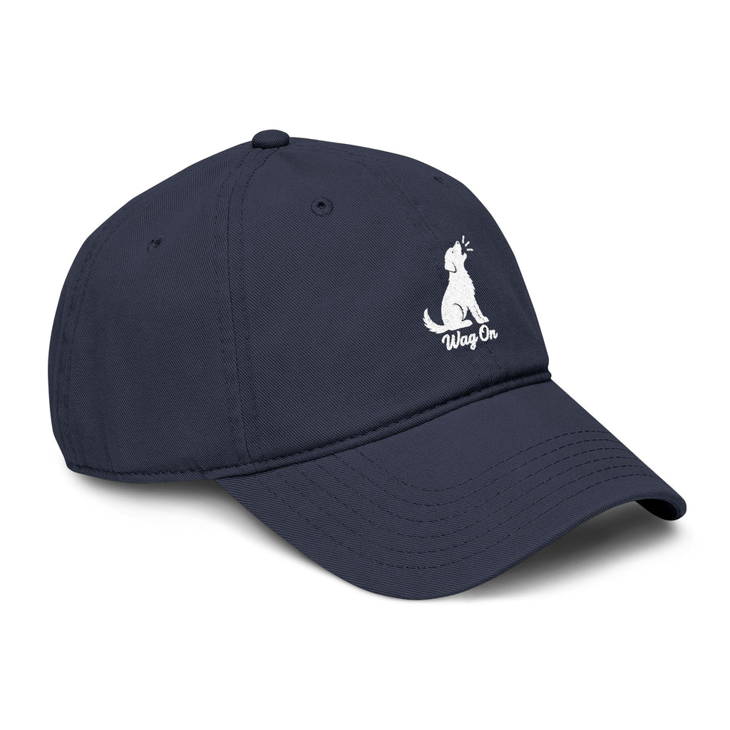 Wag On Embroidered Dog Baseball Cap — Casual Pet Lover Hat
