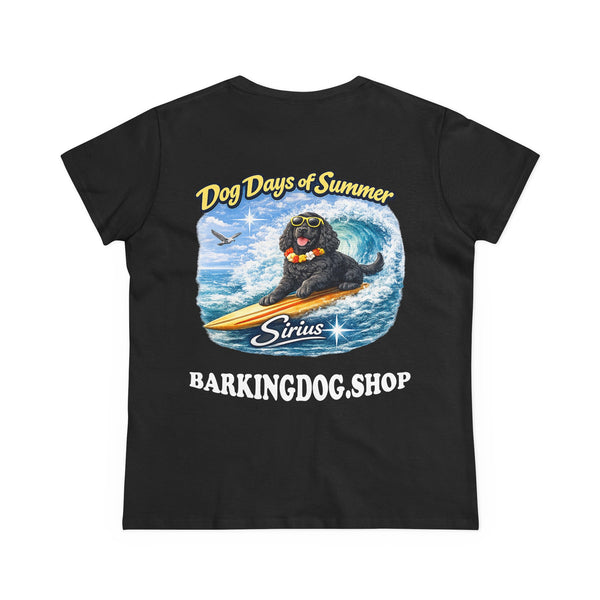 Cocker Spaniel Dog Surfboard T-Shirt Wag On™ Dog Days of Summer
