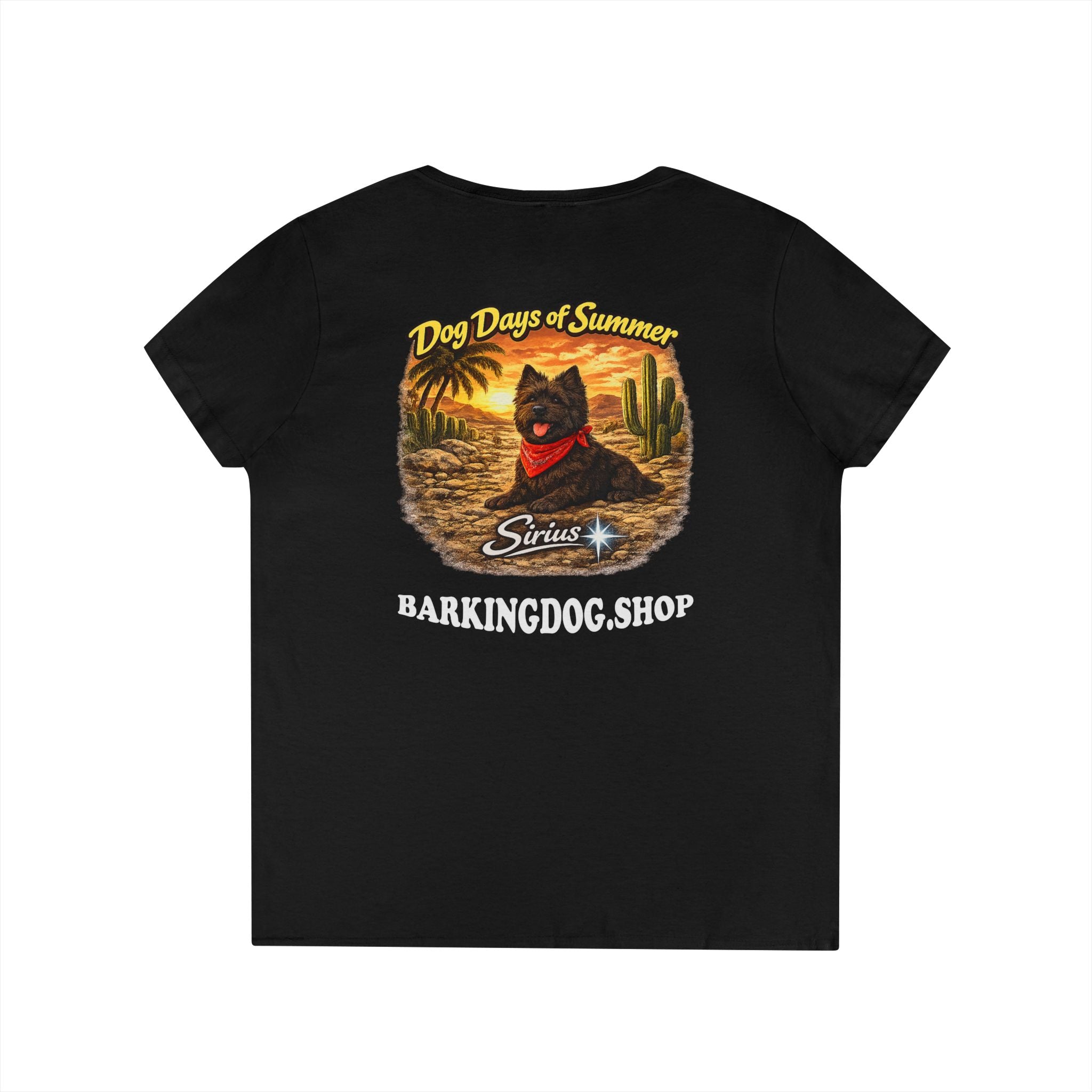 Cairn Terrier Dog Cactus T-Shirt Wag On™ Dog Days of Summer