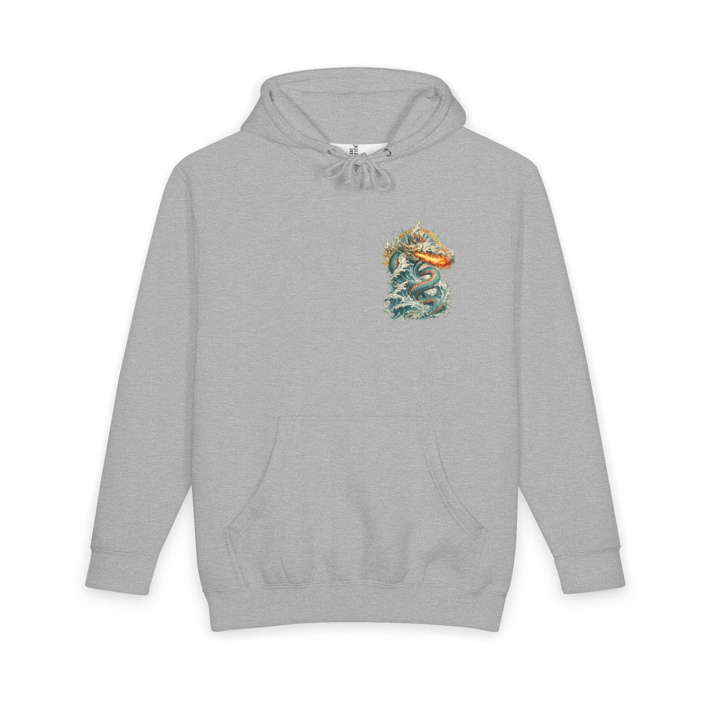 Water Dragon Chinese Zodiac Hoodie Mythical Dragon Graphic Heavyweight Sweatshirt Wag On BarkingDog Shop